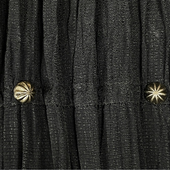 Stonebridge NWT Vtg Pleated Western Prairie Core Witchy Petite Full Skirt Sz MP - Picture 7 of 12